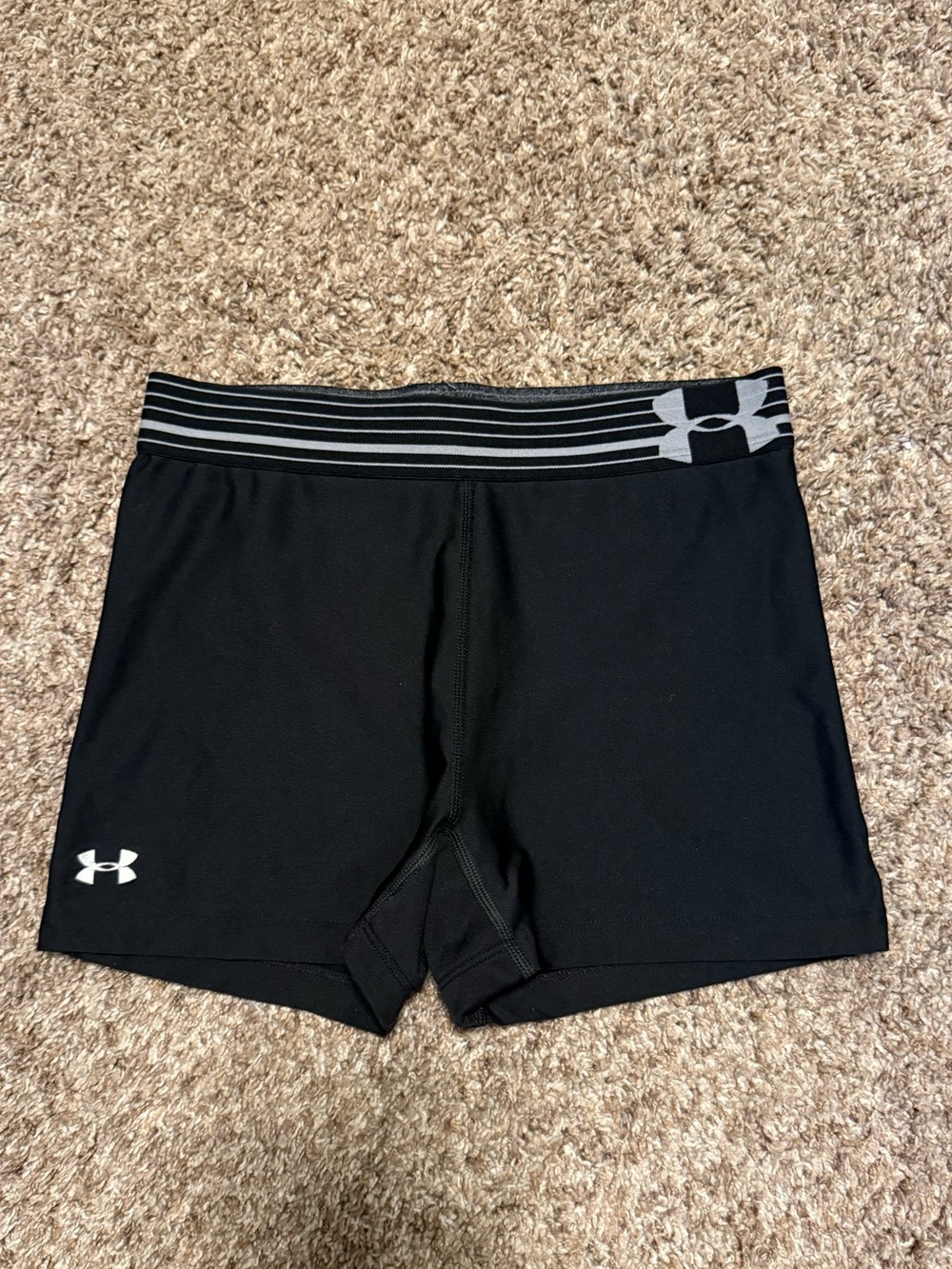 Under Armour Black Compression Shorts - probably a girls large or women’s xs